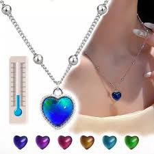 Collar Corazón de Sentimientos cambia de color emociones